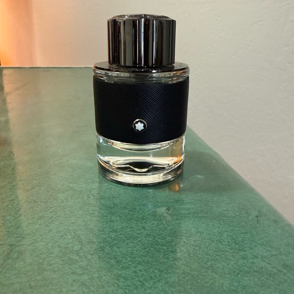 Montblanc Black and Clear Perfume Bottle